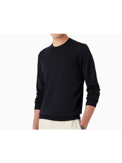 MAN KNITTED SWEATER EMPORIO ARMANI | 8N1M42.1M67Z0922 BLU NAVY